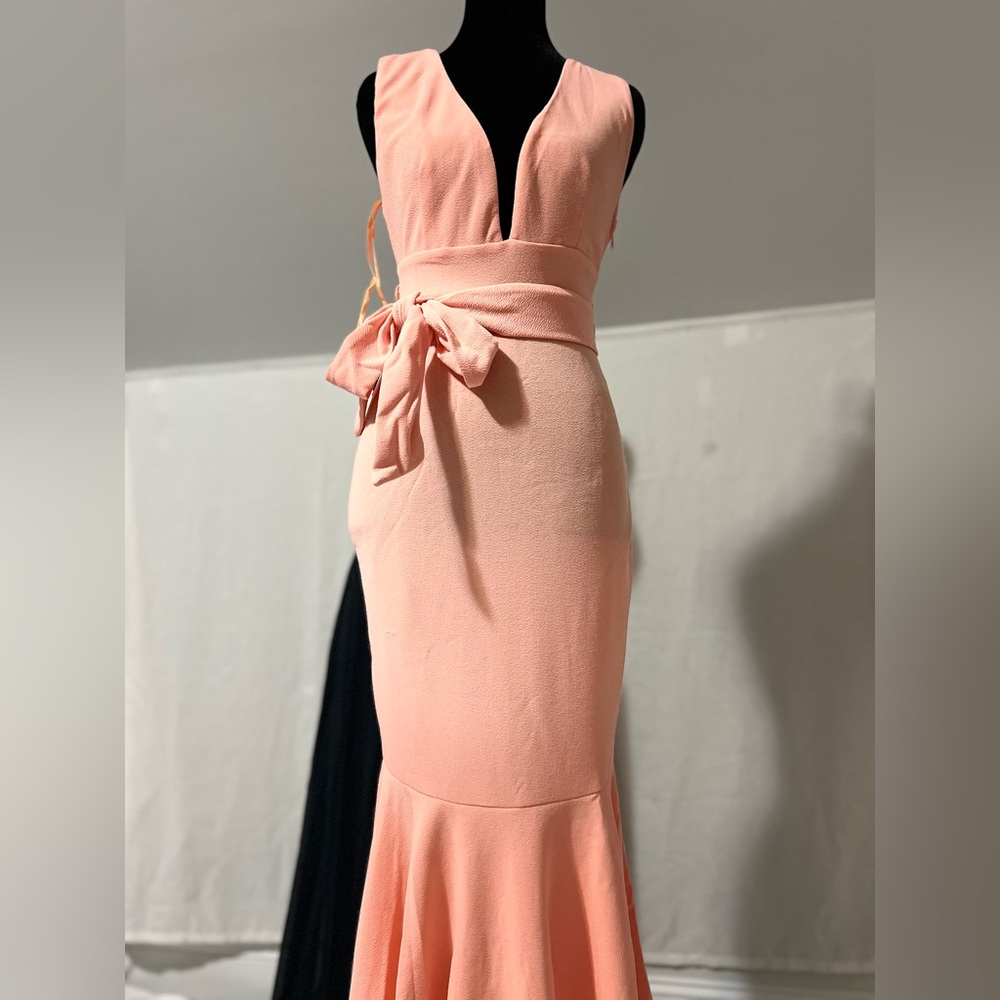 Twenty Ten Elegant Pink Trumpet/Mermaid Sweetheart Ruffle Cocktail Dress Size S - Picture 3 of 8